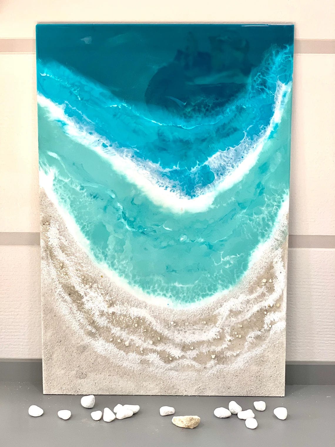 Art mural en résine époxy