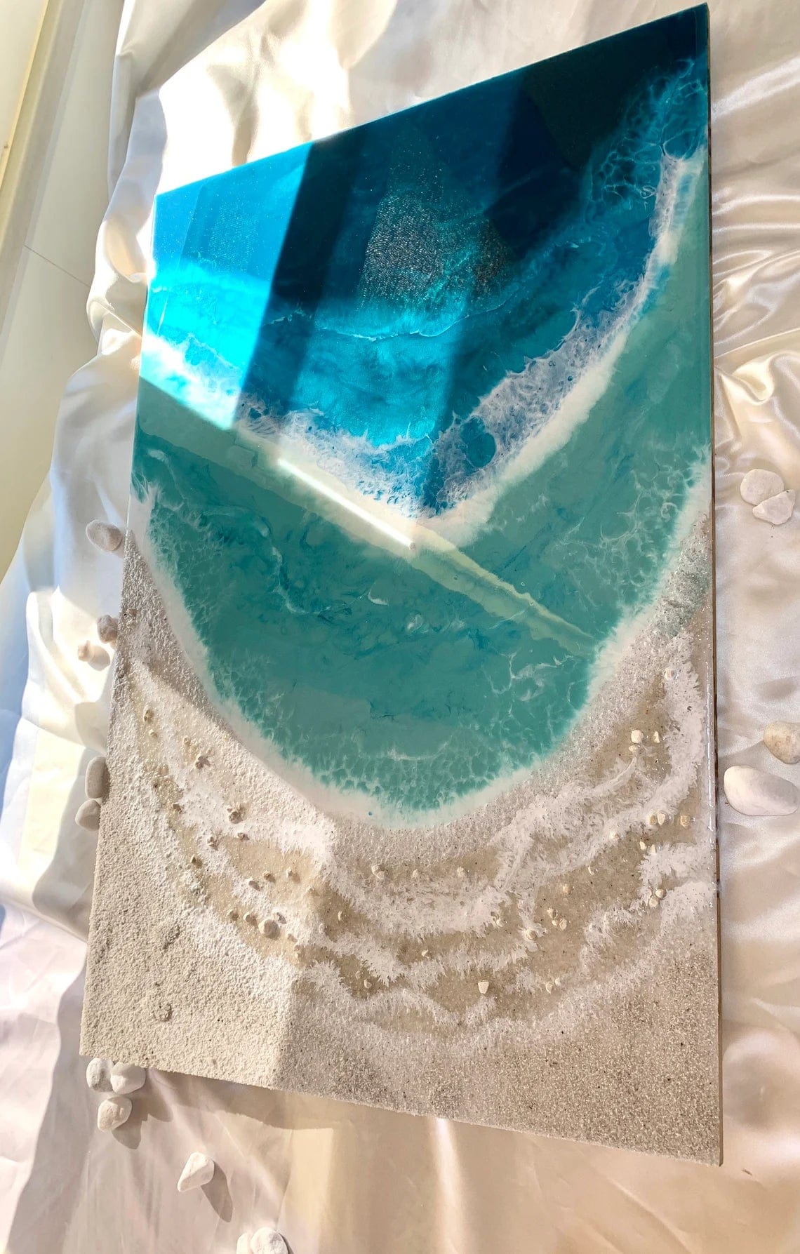 Art mural en résine époxy