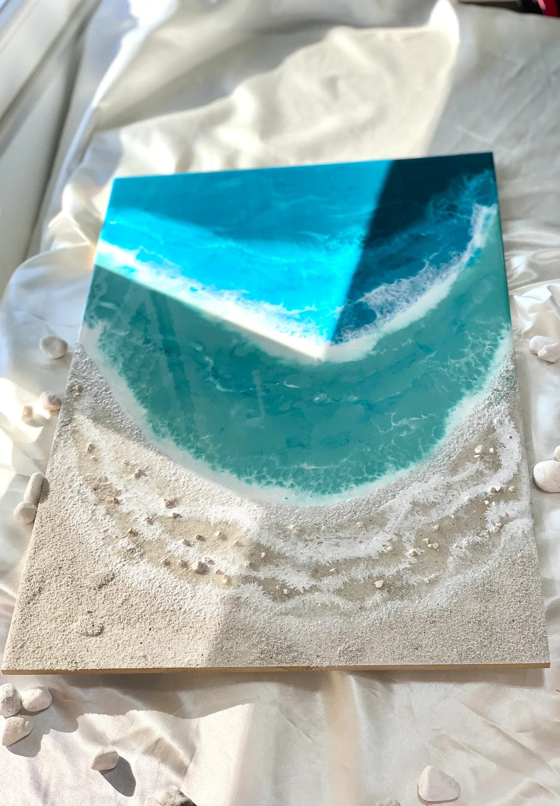 Art mural en résine époxy