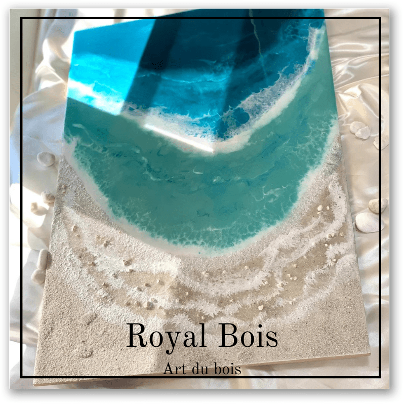 Art mural en résine époxy