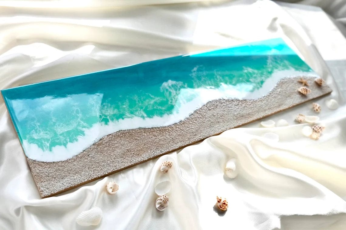 Art mural océan époxy