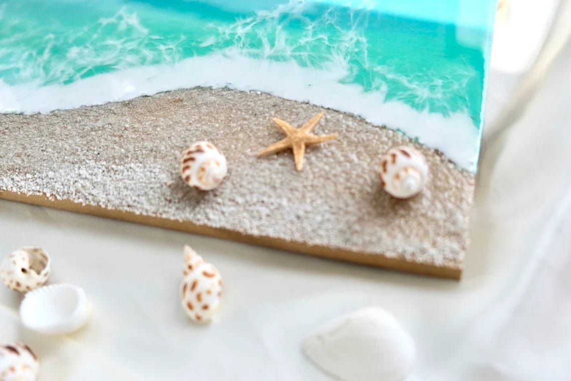 Art mural océan époxy