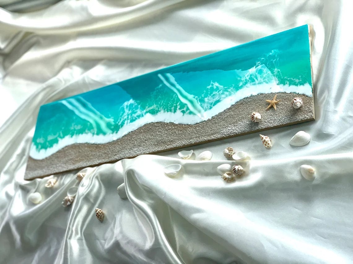 Art mural océan époxy