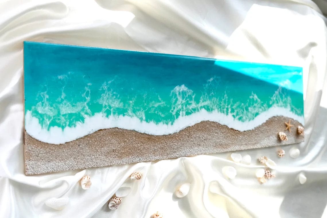 Art mural océan époxy