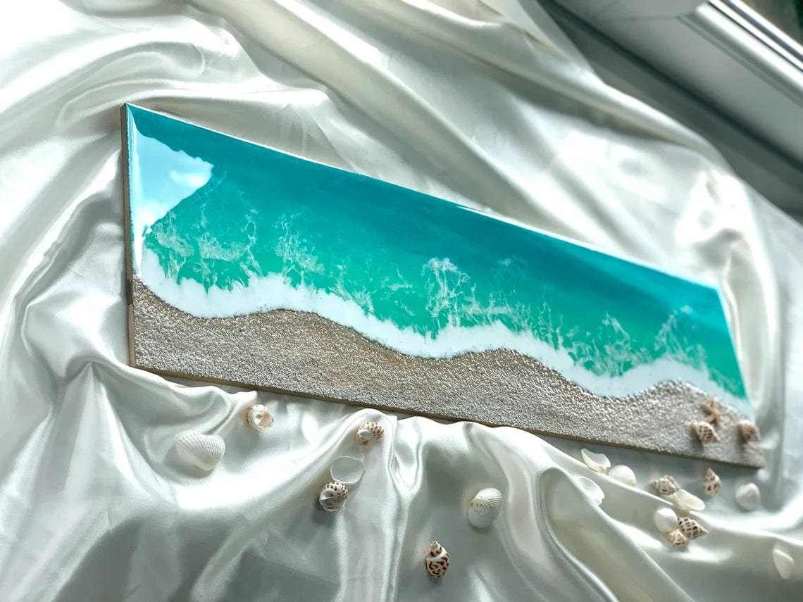 Art mural océan époxy