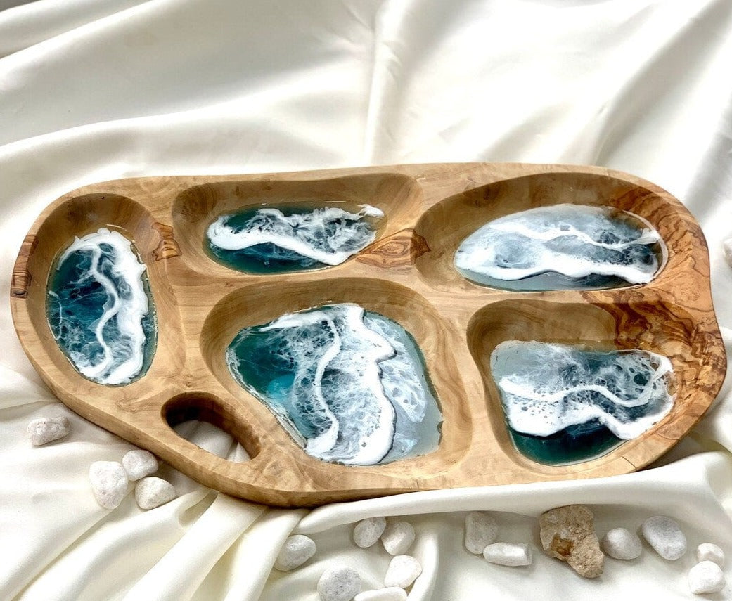 Assiette apéritive en bois