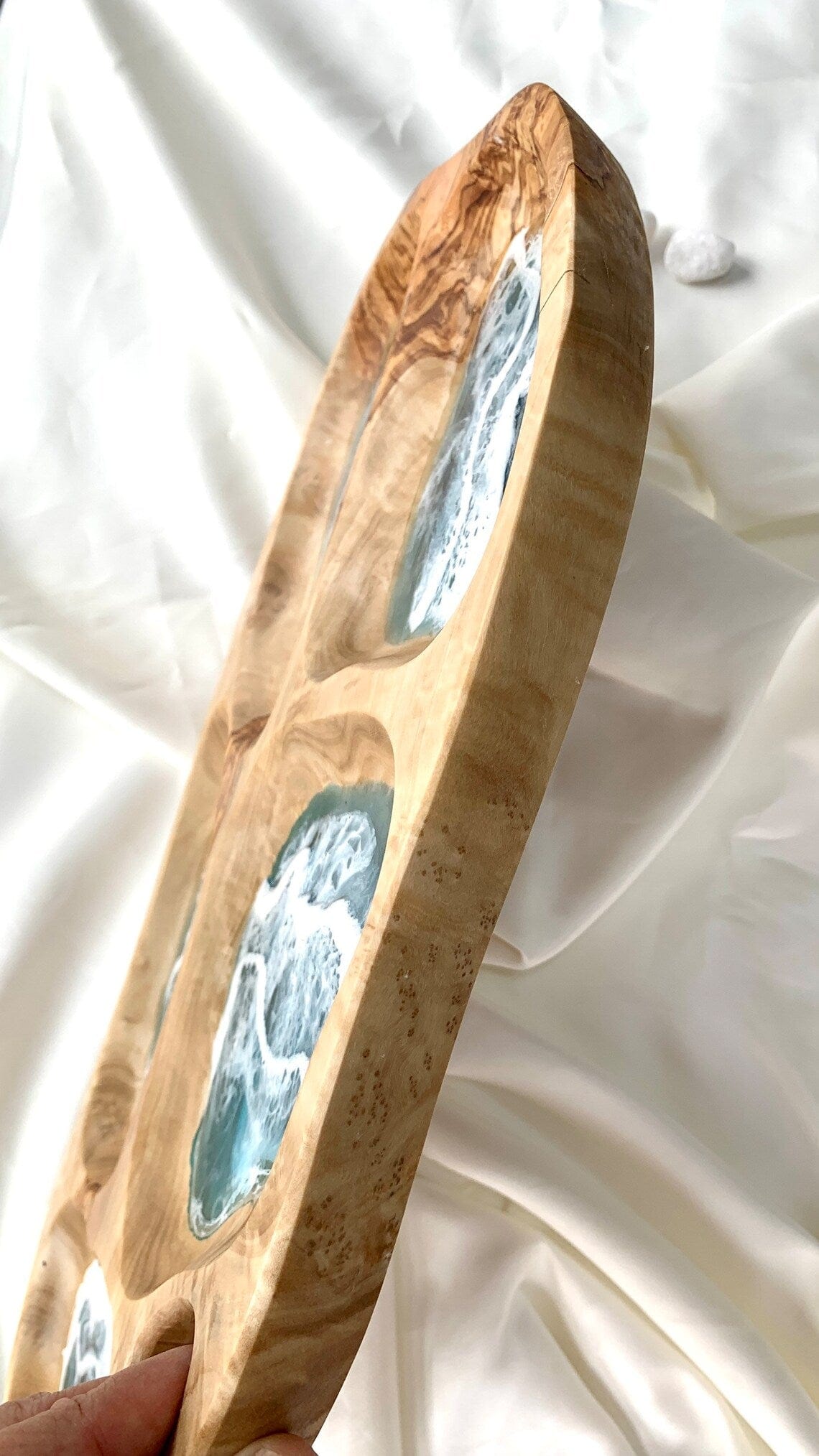 Assiette apéritive en bois