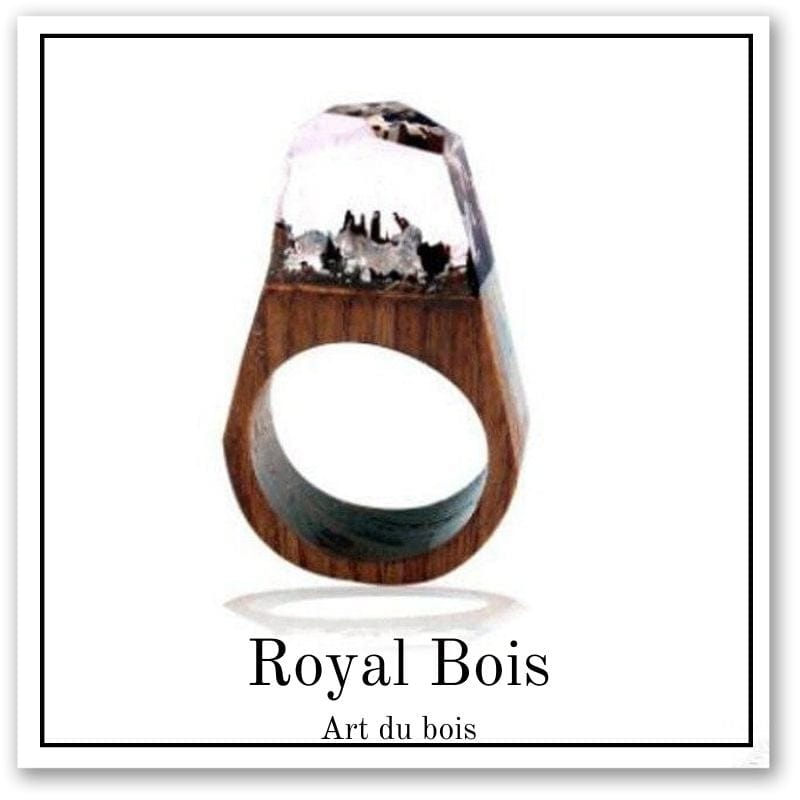 Bague bois blanc
