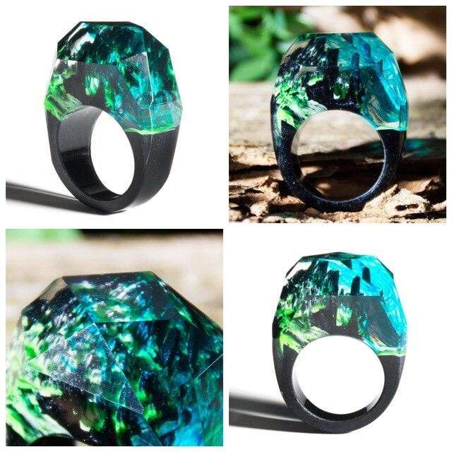 Bague en bois nature