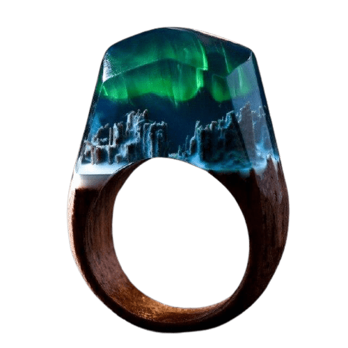 Bague nature aurore