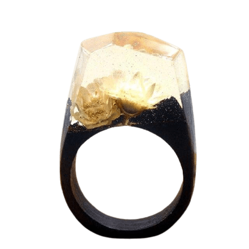 Bague nature brillante