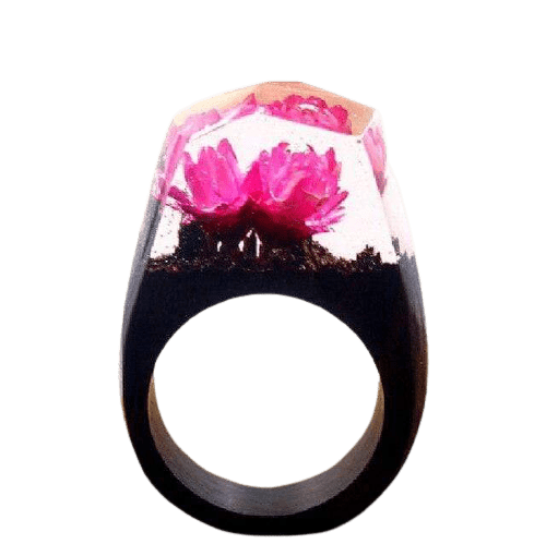 Bague nature fleur