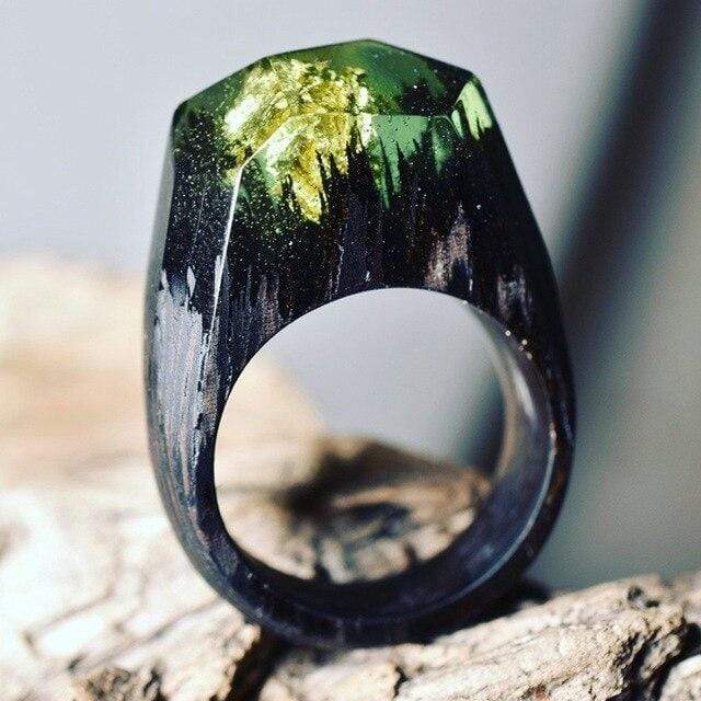 Bague nature vert