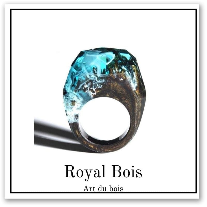 Bijoux d'époxy et bois glacial