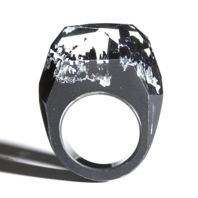 Bijoux d'époxy et bois noir