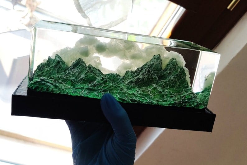 Diorama en résine