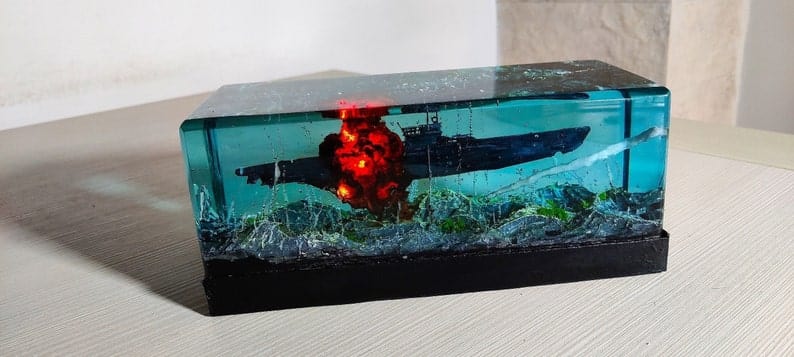 La miniature du sous-marin, l'art pour les amateurs d'armement de la marine militaire
