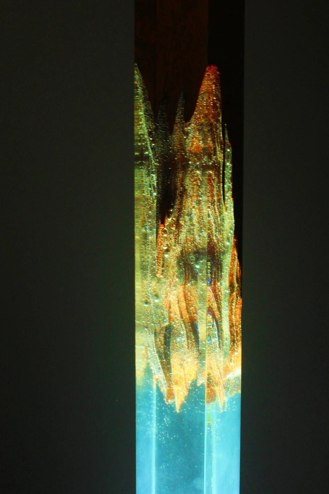 Lampadaire en acajou