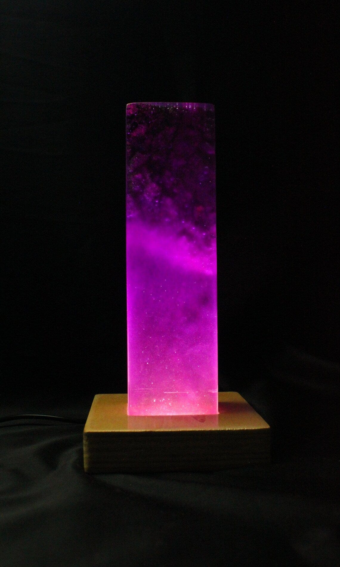 Lampe décorative en bois de résine