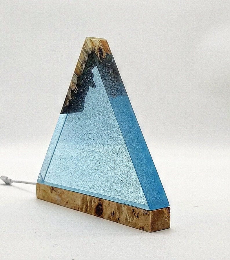 Lampe en résine époxy