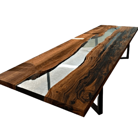 Longue table en époxy 285cm