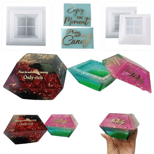 Moule boîte à bijoux- résine époxy