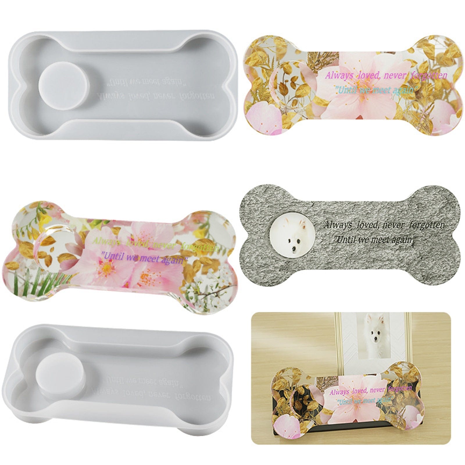 Moule époxy os de chien