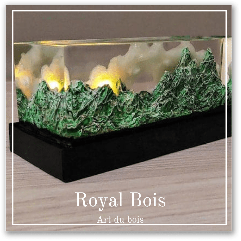 Paysage en résine époxy