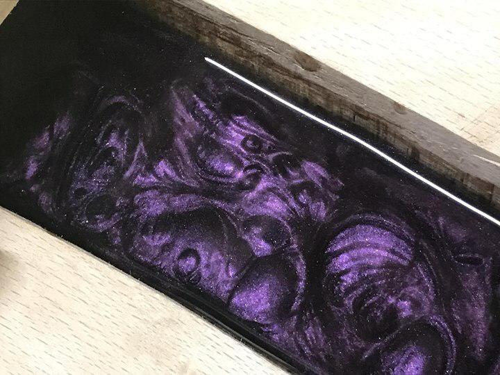 Pigment métallique résine époxy