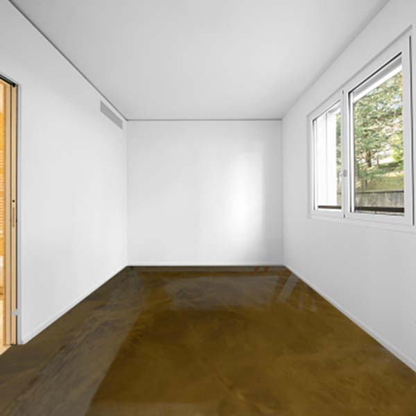 Résine époxy sol - Brun