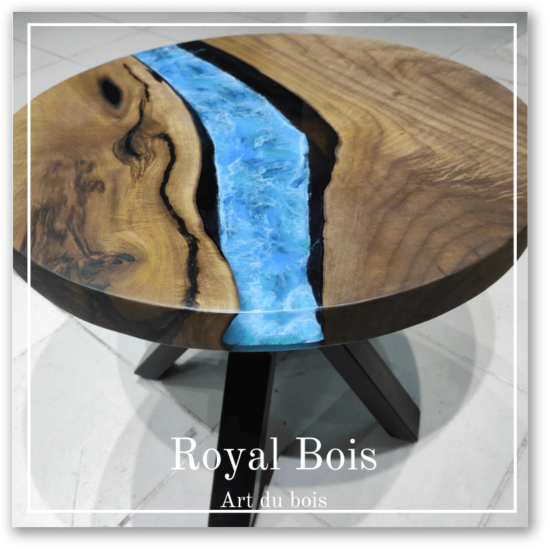 Table basse rivière chakra (disponible)