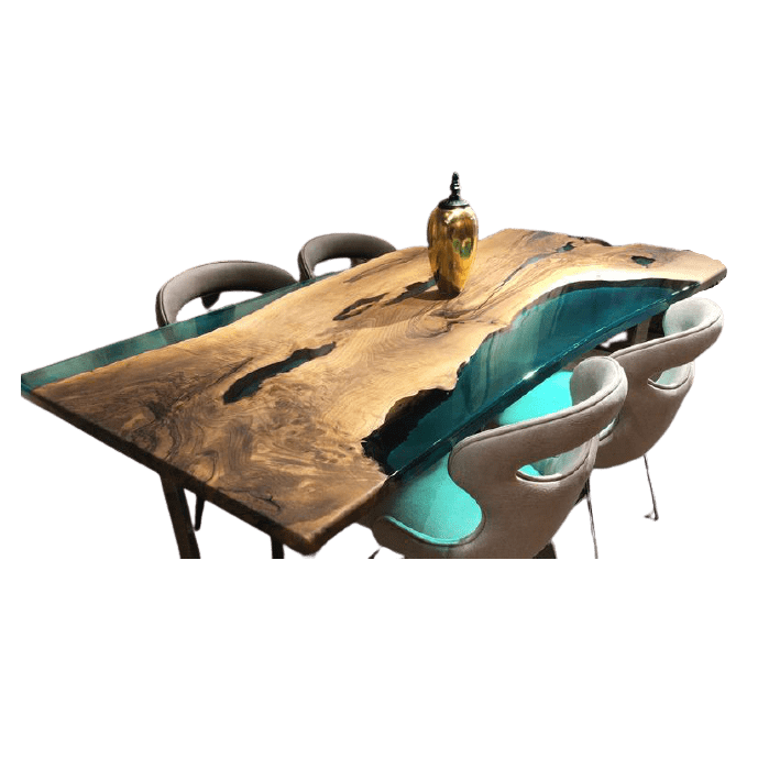 Table bleuté