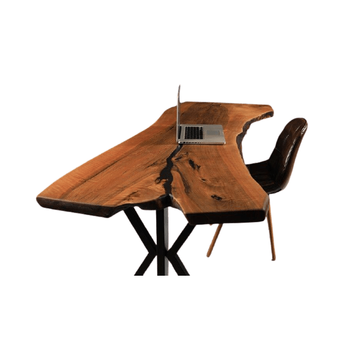 Table de bureau en résine d'époxy