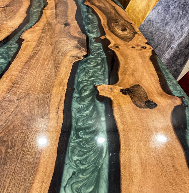 Table de salle à manger époxy