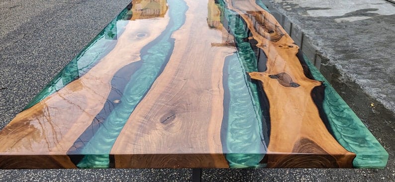 Table de salle à manger époxy