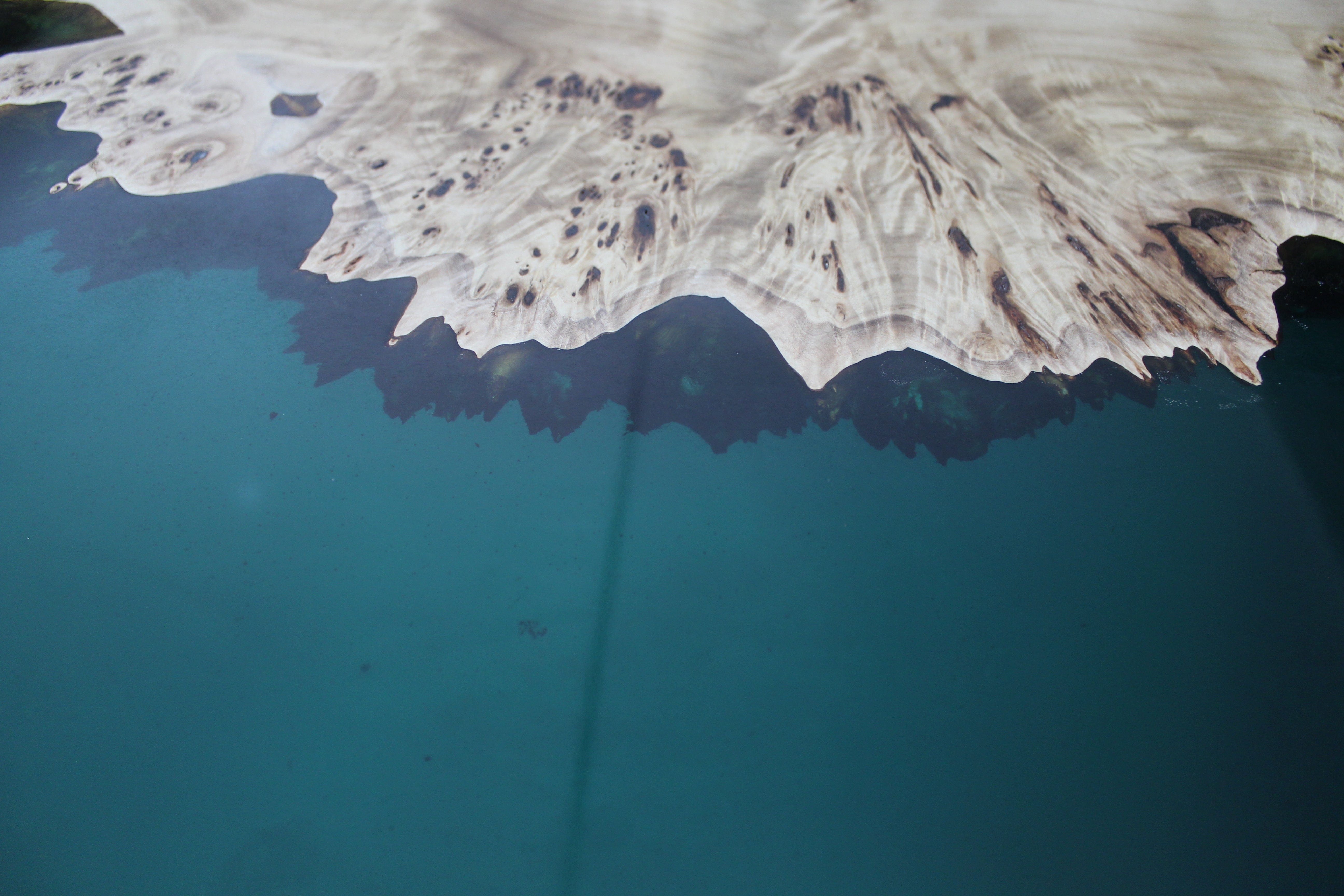 Table design époxy vert