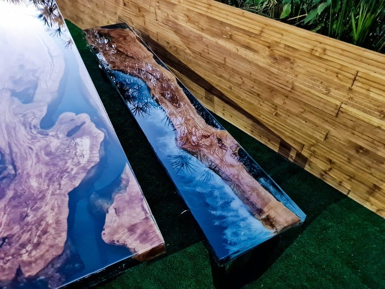 Table ocean en olivier