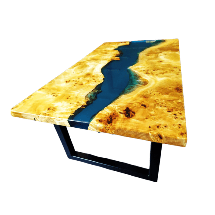 Table rivière en peuplier