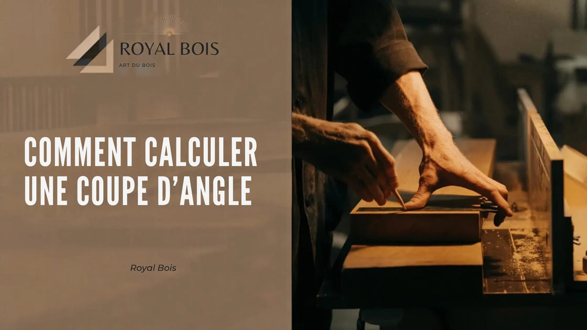 Comment calculer une coupe d’angle dans le bois ? Formule, tableau et exemples