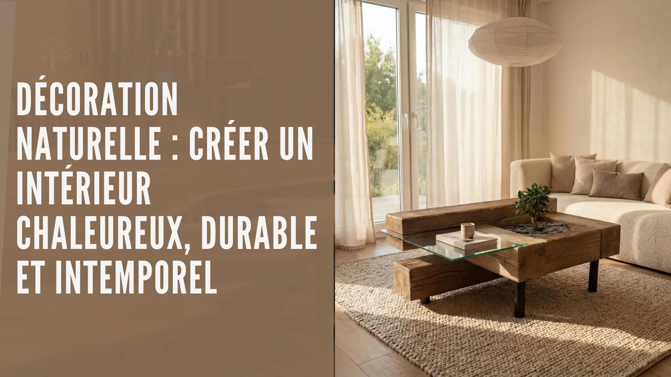 Décoration naturelle : créer un intérieur chaleureux, durable et intemporel