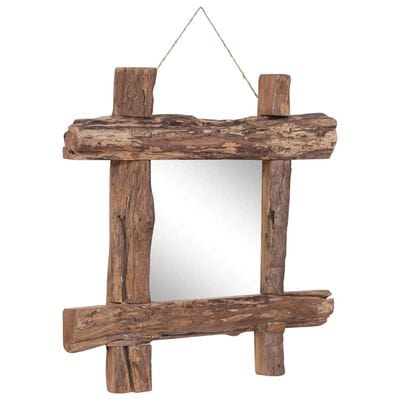 Miroir en bois naturel