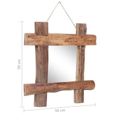 Miroir en bois naturel