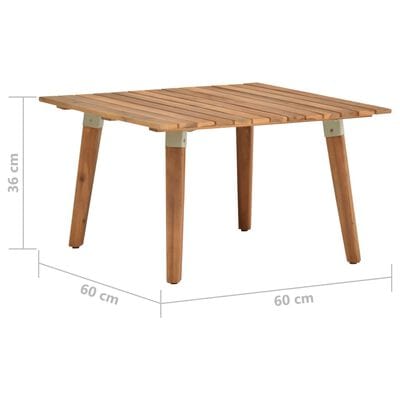Petite table basse de jardin