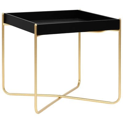 Petite table d'appoint noire