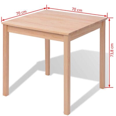 Table 2 personnes en bois