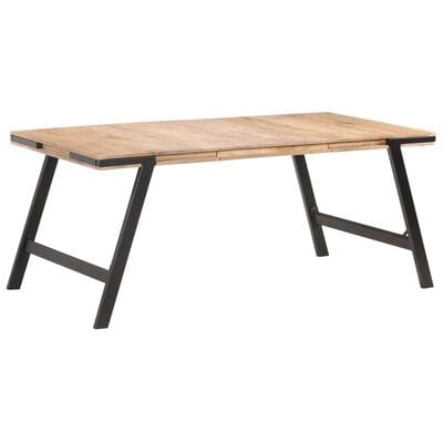 Table a manger bois et metal