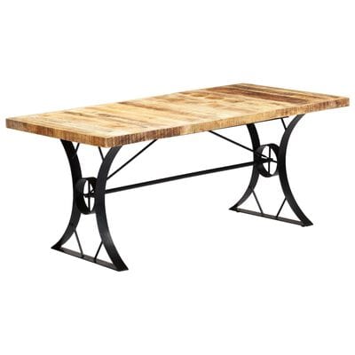Table a manger industrielle bois