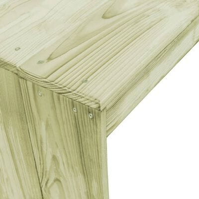 Table bar bois extérieur