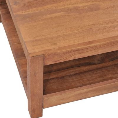 Table basse bois carrée