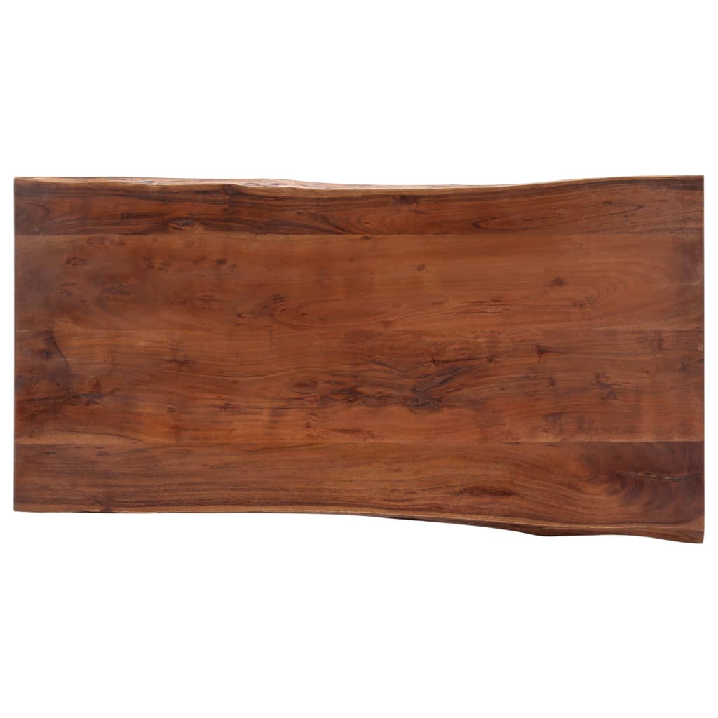 Table basse bois foncé